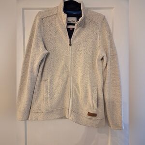 Weird Fish Women's Cream Cardigan Sweater